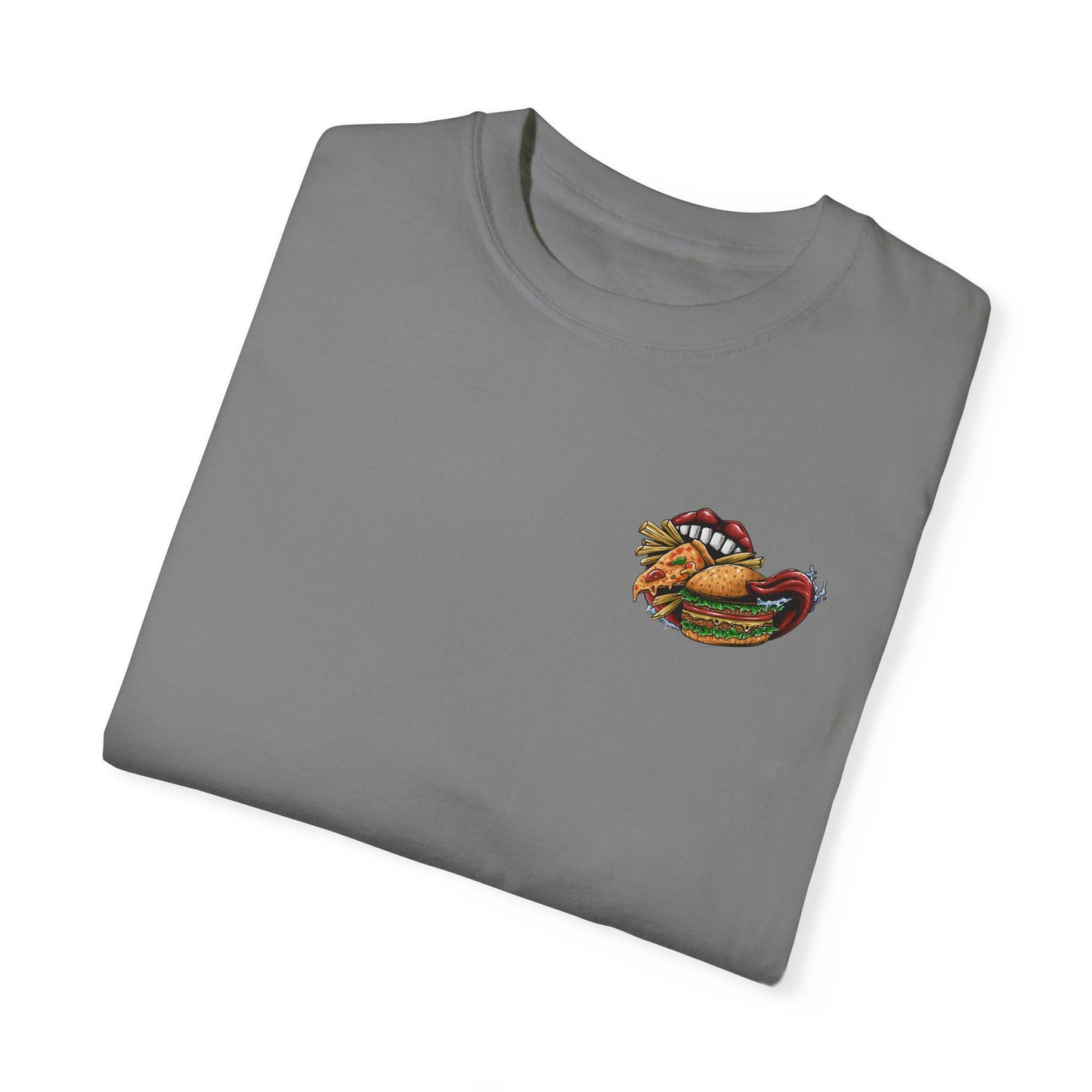 YOEATS Foodie Approved T-shirt (front + back design)